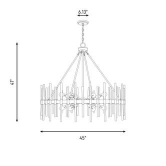 Santiago 12 Light Chandelier (1-1934-12-143)