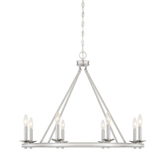 Savoy House - 1-308-8-SN - Eight Light Chandelier - Middleton - Satin Nickel