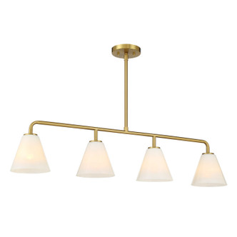 Blair Four Light Linear Chandelier (1-4014-4-322)