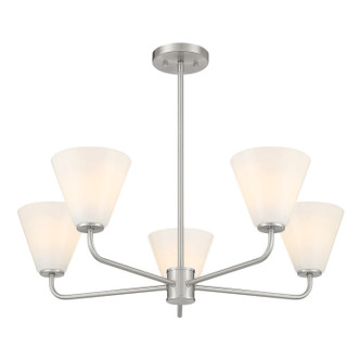 Blair Five Light Chandelier (1-4015-5-SN)