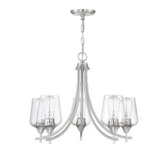 Octave Five Light Chandelier (1-4032-5-SN)