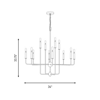 Avondale 12 Light Chandelier (1-4046-12-322)