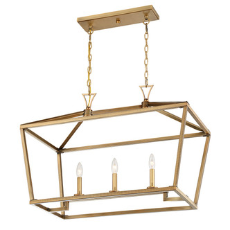 Townsend Three Light Linear Chandelier (1-423-3-322)