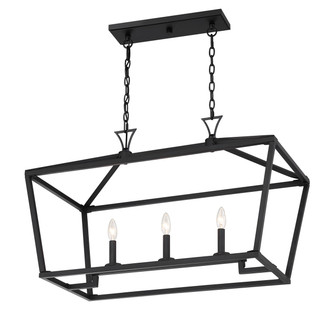 Townsend Three Light Linear Chandelier (1-423-3-89)