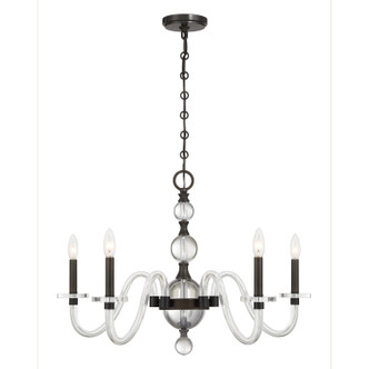 Savoy House - 1-4277-5-15 - Five Light Chandelier - Aragon - Mediterranean Bronze