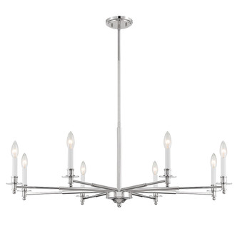 Jasmine Eight Light Chandelier (1-4412-8-109)