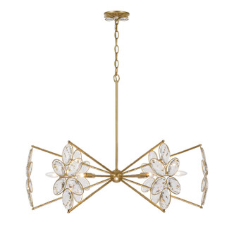 Savoy House - 1-4529-6-221 - Six Light Chandelier - Marbella - Gold Shimmer