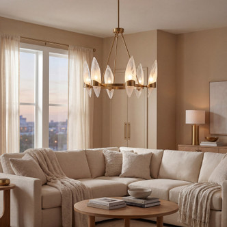Nouvel Six Light Chandelier (1-5500-6-322)