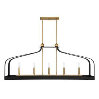 Sheffield Five Light Linear Chandelier (1-7804-5-143)