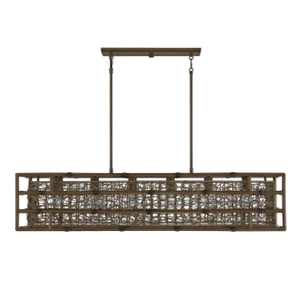 Treviso Six Light Linear Chandelier (1-7913-6-184)