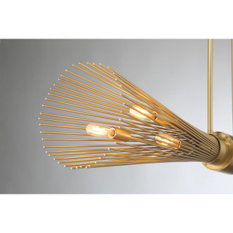 Longfellow Six Light Linear Chandelier (1-9601-6-171)
