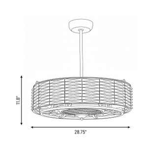 Taurus LED Fan D'Lier (30-333-FD-11)