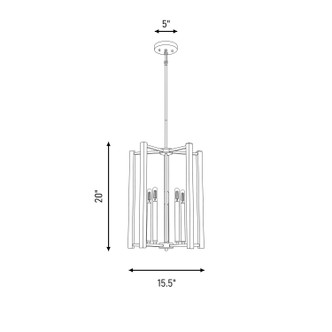 Benson Five Light Pendant (3-7701-5-89)
