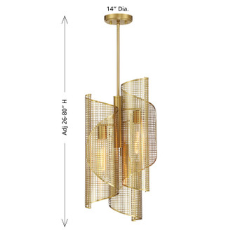 Hillbourne Three Light Pendant (3-8033-3-322)