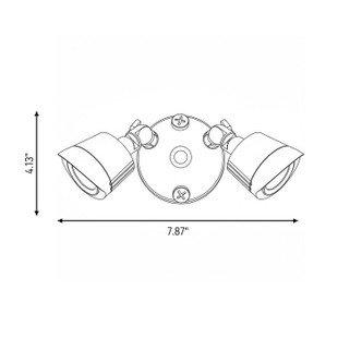 LED Double Flood Light (4-FLOOD-A2-3CCT-BZ)