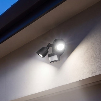 LED Motion Sensored Double Flood Light (4-FLOOD-MS-A2-3CCT-BK)