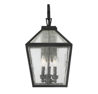 Woodstock Three Light Wall Lantern (5-101-BK)