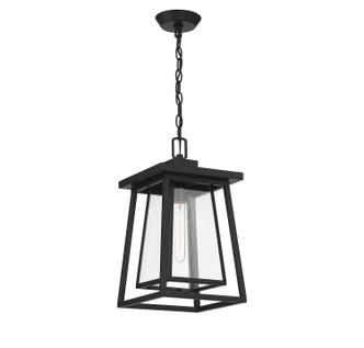 Denver One Light Outdoor Hanging Lantern (5-2025-BK)