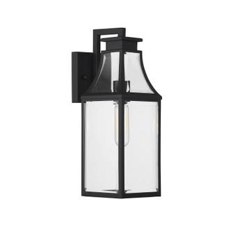 Emery One Light Outdoor Wall Lantern (5-605-BK)