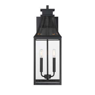 Emery Two Light Outdoor Wall Lantern (5-607-BK)