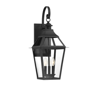 Savoy House - 5-722-153 - Three Light Outdoor Wall Sconce - Jackson - Black w/Gold Highlights