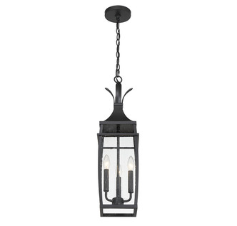 Montpelier Three Light Outdoor Hanging Lantern (5-763-BK)