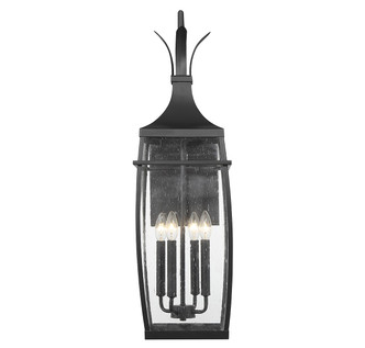 Montpelier Four Light Outdoor Wall Lantern (5-764-BK)