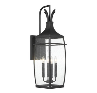 Montpelier Four Light Outdoor Wall Lantern (5-764-BK)