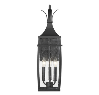 Montpelier Three Light Outdoor Wall Lantern (5-765-BK)