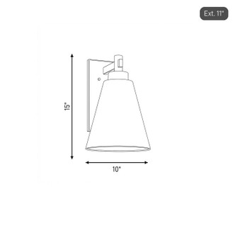 Ryder One Light Outdoor Wall Lantern (5-806-DS-273)