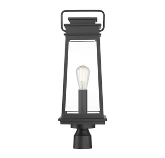 Boone One Light Outdoor Post Lantern (5-817-BK)