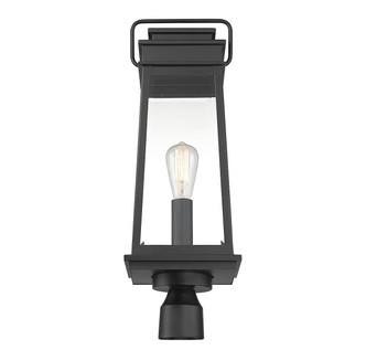 Boone One Light Outdoor Post Lantern (5-817-BK)
