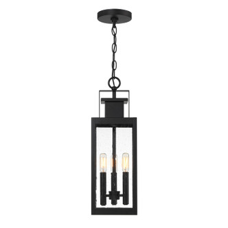 Ascott Three Light Outdoor Hanging Lantern (5-827-BK)