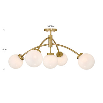 Redfield LED Semi-Flush Mount (6-6199-5-322)
