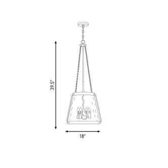 Crawford Four Light Pendant (7-1804-4-322)