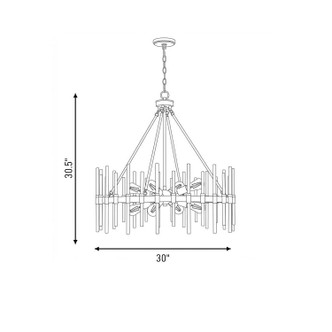 Santiago Eight Light Pendant (7-1937-8-143)
