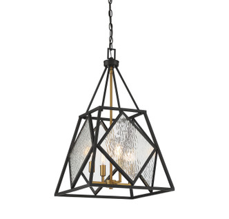 Capella Four Light Linear Chandelier (7-5402-4-79)
