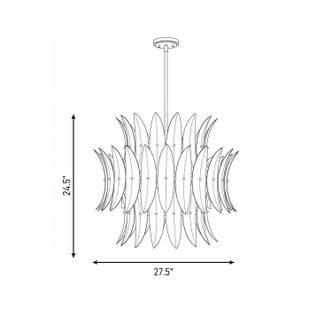 Sanctuary Six Light Pendant (7-9055-6-275)