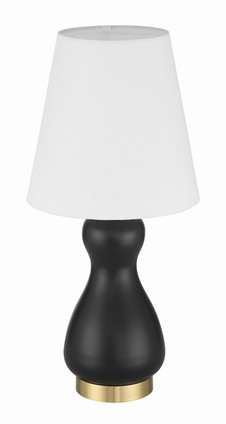 Gloria One Light Table Lamp (87020FBSB-T)