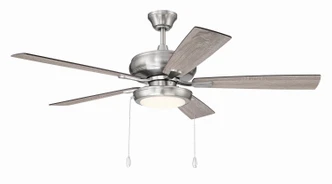 EOS Low Profile White 52" Ceiling Fan 52" Ceiling Fan (ECF119BNK5-DWWLN)
