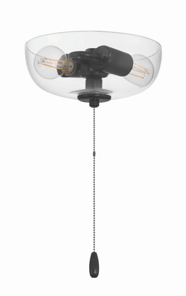 Craftmade - LK2601-2L-FB - LED Fan Light Kit - Flat Black