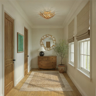 Broche Four Light Semi Flush Mount (560-CT)
