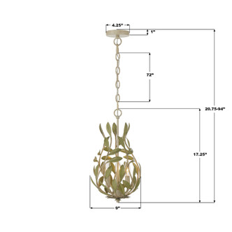 Broche Three Light Chandelier (565-CT)