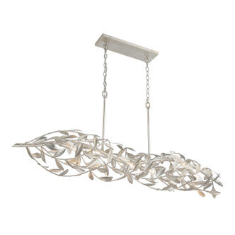 Broche Six Light Linear Chandelier (567-SA)