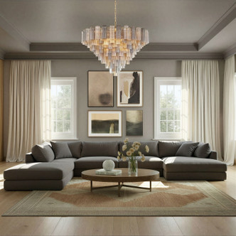 Addis 28 Light Chandelier (ADD-327-AG-AU)