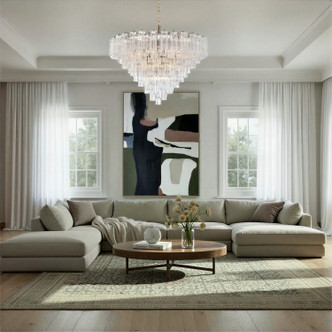 Addis 28 Light Chandelier (ADD-327-AG-CL)