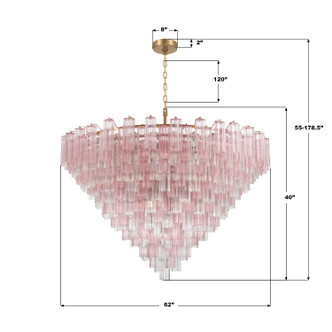 Addis 40 Light Chandelier (ADD-329-AG-SP)