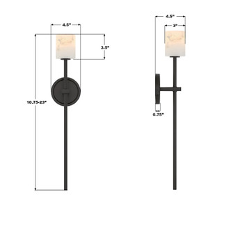 Aragon LED Wall Sconce (ARA-10261-MK-ST)