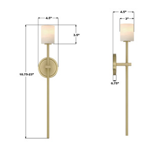 Aragon LED Wall Sconce (ARA-10261-SB-ST)