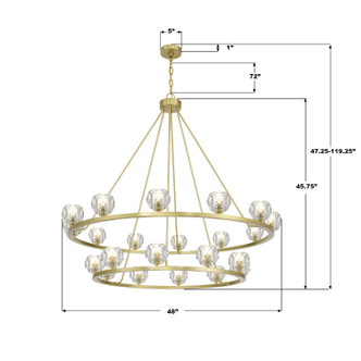 Aragon LED Chandelier (ARA-10268-SB)